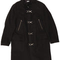 Red by Valentino Mens Duffle Coat IT 50 Large Black Wool