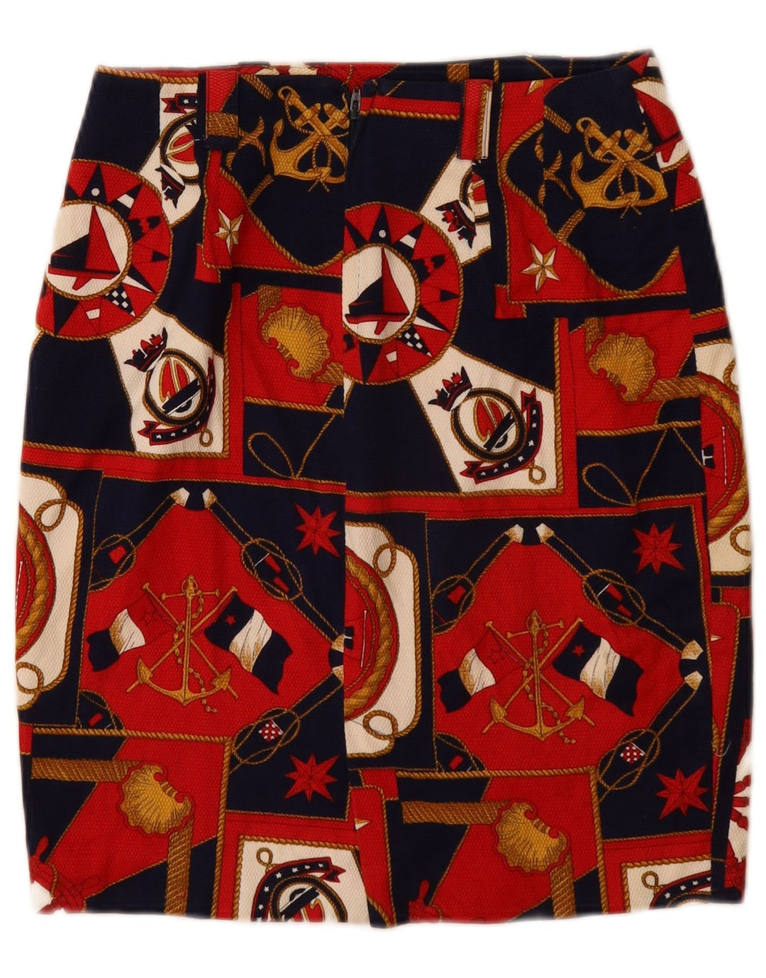 LES COPAINS Womens Pencil Skirt IT 42 Medium W26 Navy Blue