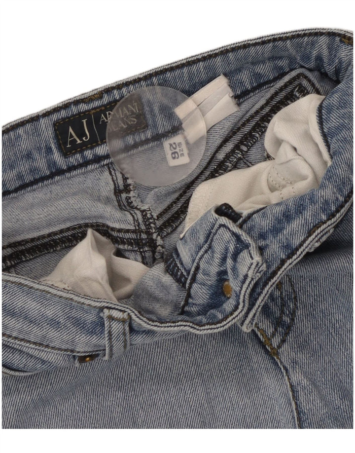 Armani Womens Straight Jeans W26 L31 Blue
