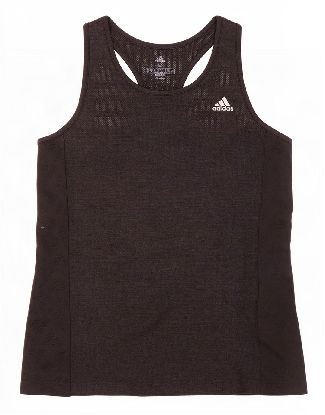 Adidas Womens Vest Top UK 12/14 Medium Black
