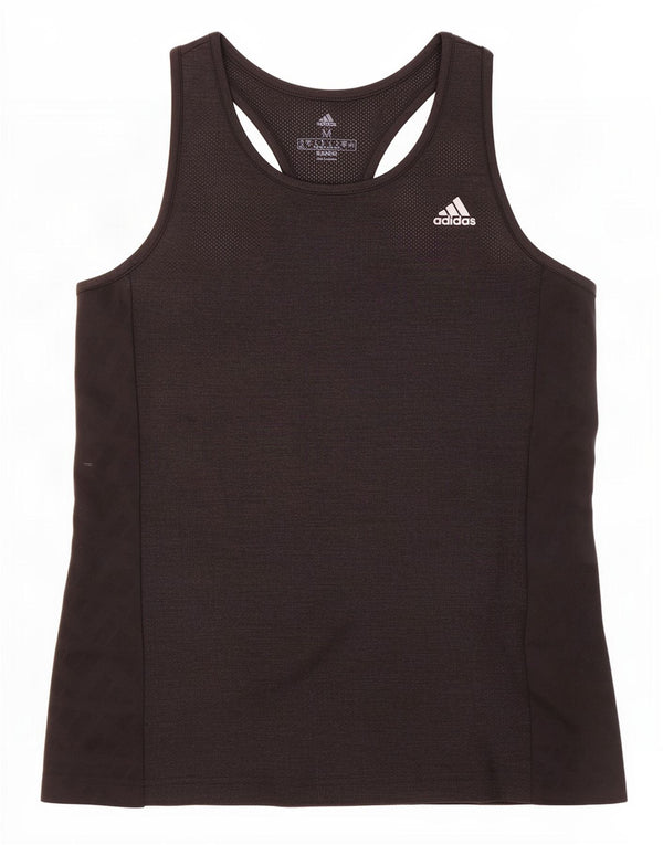 Adidas Womens Vest Top UK 12/14 Medium Black