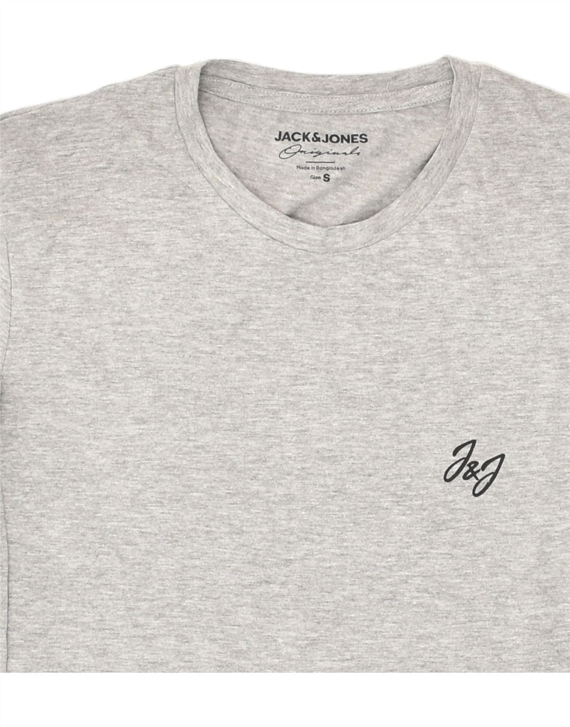 JACK & JONES Mens T-Shirt Top Small Grey Cotton | Vintage Jack & Jones | Thrift | Second-Hand Jack & Jones | Used Clothing | Messina Hembry 