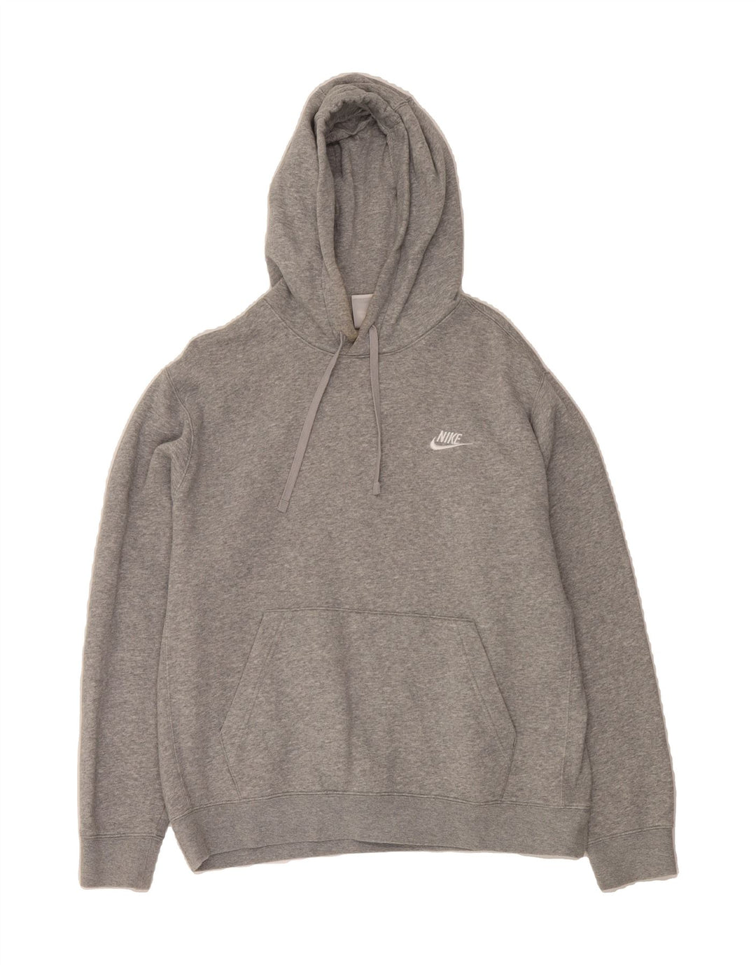 NIKE Mens Hoodie Jumper Medium Grey Cotton Vintage Nike and Second-Hand Nike from Messina Hembry 