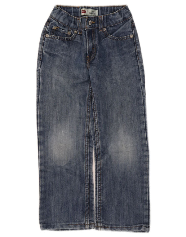 Levi's Boys 514 Straight Jeans 5-6 Years W20 L18 Blue Cotton