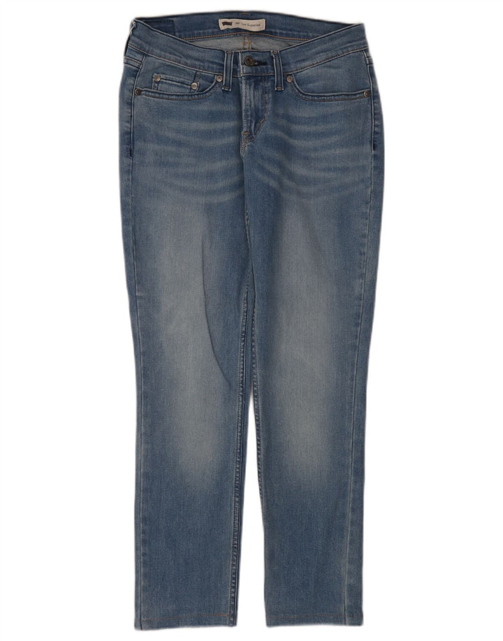 Levi's Womens 524 Too Superlow Slim Jeans W27 L27 Blue Cotton