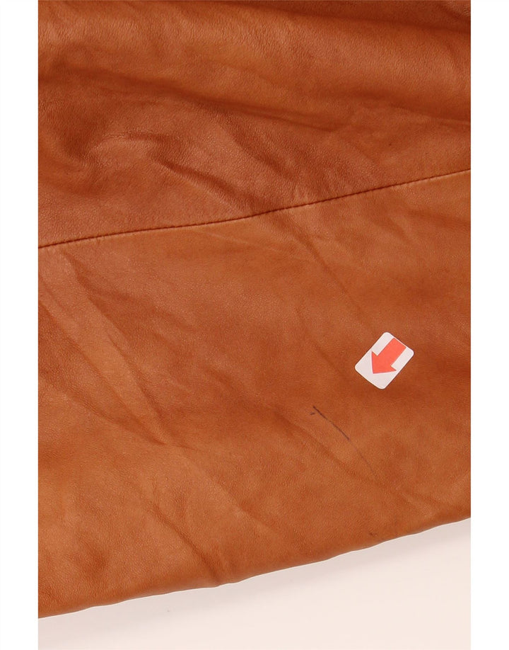 VINTAGE Womens Bomber Jacket IT 44 Medium Brown