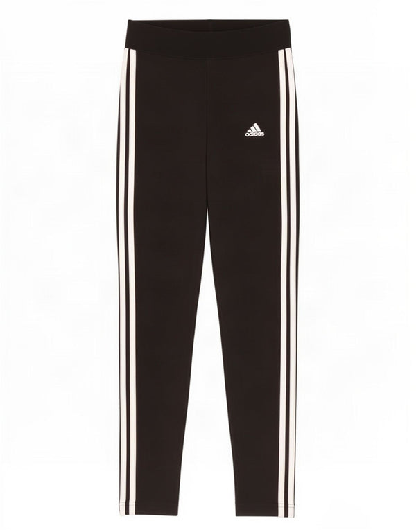 Adidas Womens Leggings UK 8/10 Small Black Cotton