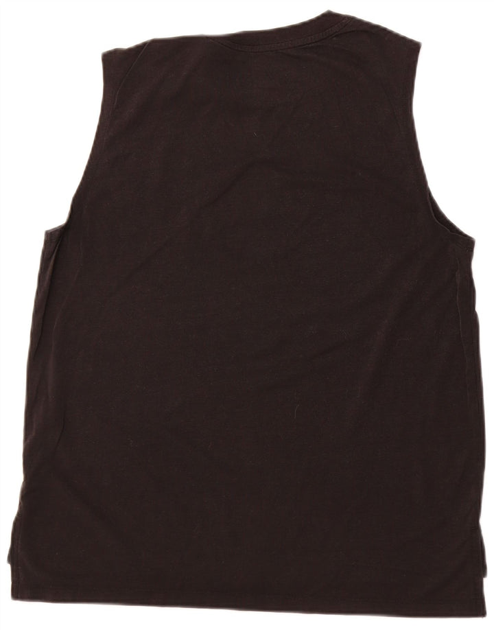 NIKE Mens Graphic Vest Top Medium Black