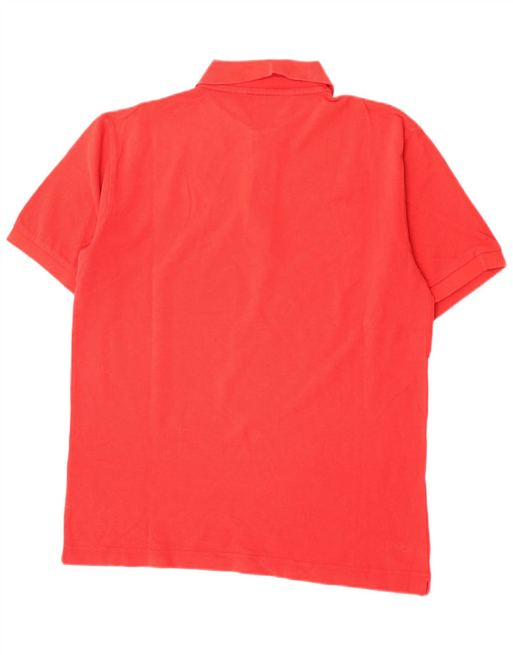 Kappa Mens Polo Shirt Medium Red Cotton
