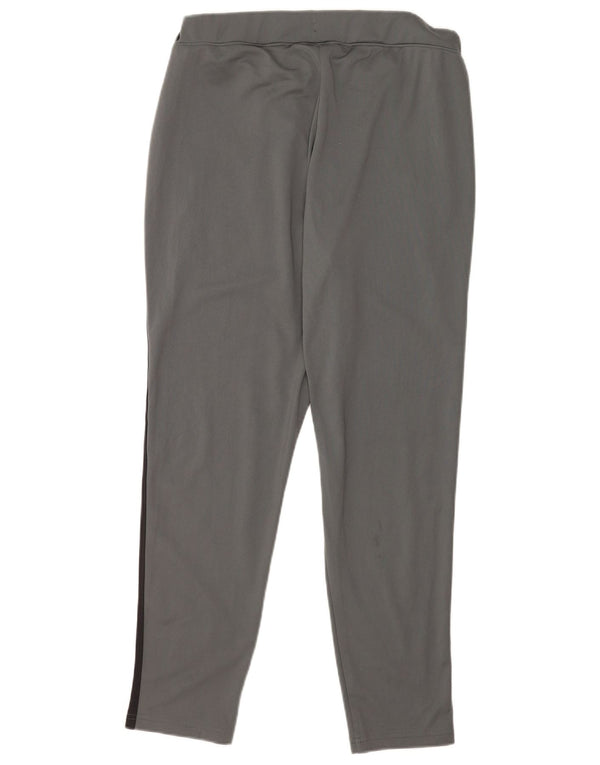 Under Armour Mens Tracksuit Trousers Large Grey Colourblock Polyester