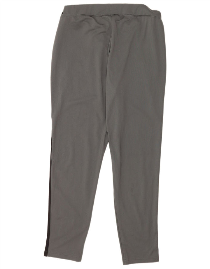 Under Armour Mens Tracksuit Trousers Large Grey Colourblock Polyester