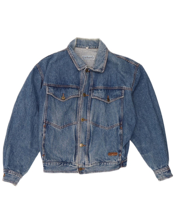 Cacharel Mens Denim Jacket UK 36 Small Blue Cotton