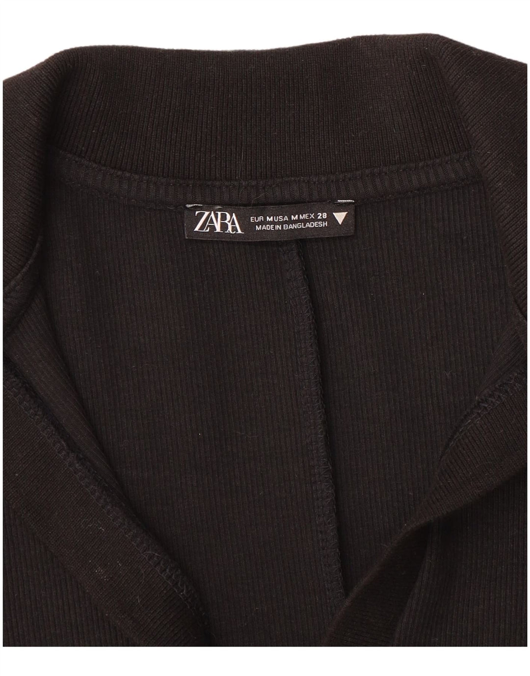 Zara Womens Playsuit UK 12 Medium Black