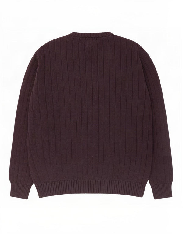 James Pringle Mens Crew Neck Jumper Sweater Medium Navy Blue Cotton
