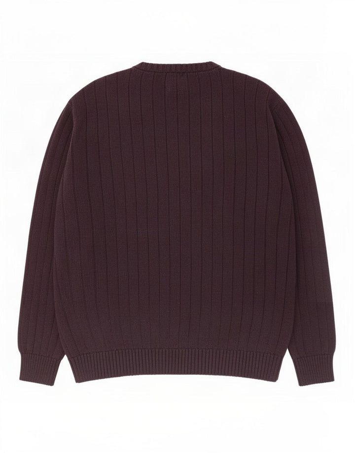 James Pringle Mens Crew Neck Jumper Sweater Medium Navy Blue Cotton