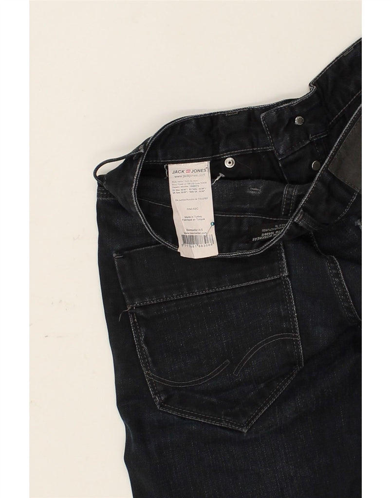 JACK & JONES Mens Straight Jeans W29 L30 Navy Blue Cotton | Vintage Jack & Jones | Thrift | Second-Hand Jack & Jones | Used Clothing | Messina Hembry 