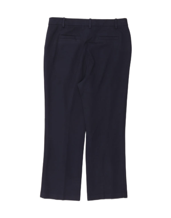 Tory Burch Womens Chino Trousers US 12 Large W30 L27 Navy Blue Viscose