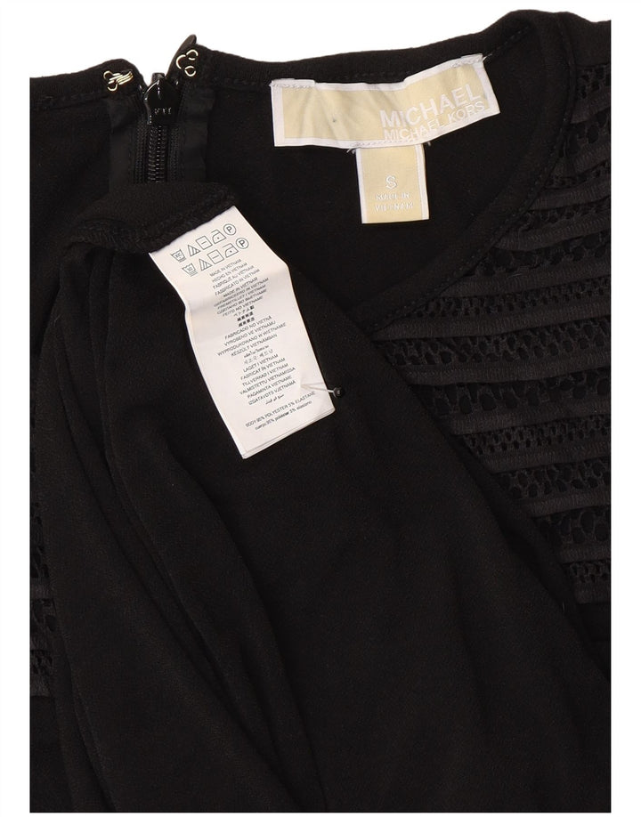 Michael Kors Womens Jumpsuit UK 10 Small  Black Polyester