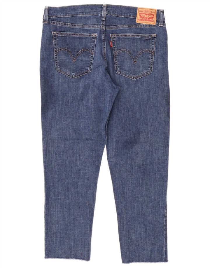 Levi's Womens Boyfriend Slim Jeans W31 L27 Blue Cotton