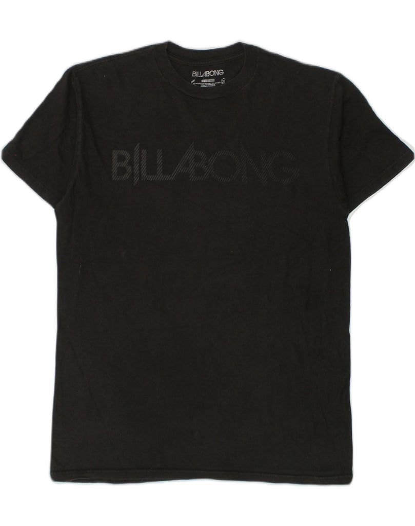 BILLABONG Mens Graphic T-Shirt Top Medium Black Cotton | Vintage Billabong | Thrift | Second-Hand Billabong | Used Clothing | Messina Hembry 