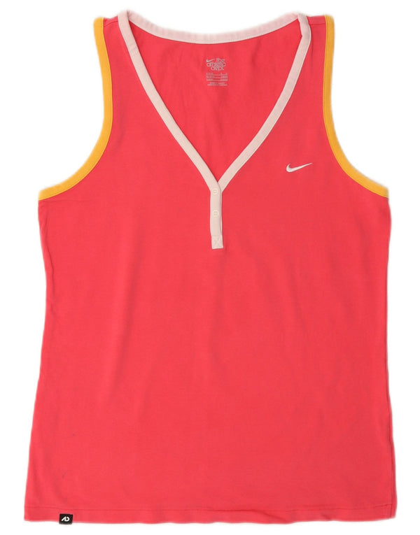 Nike Womens Vest Top UK 16/18 Large Pink