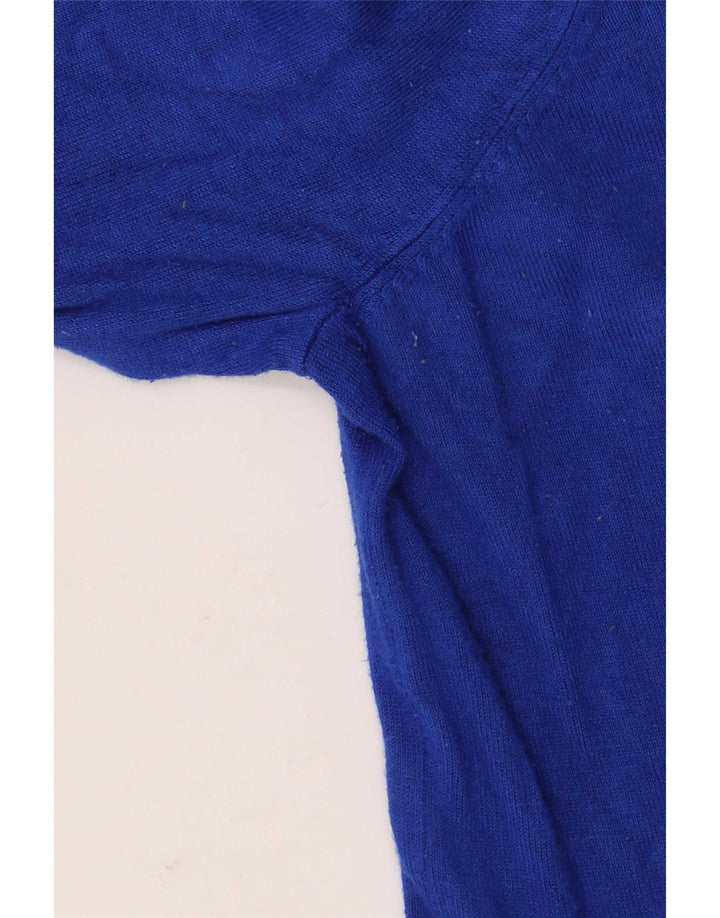 Marks & Spencer Womens Cardigan Sweater UK 20 XL Blue Viscose