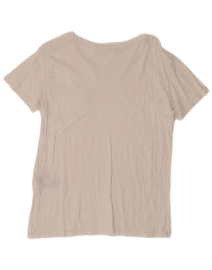 Levi's Womens T-Shirt Top UK 14 Medium White Cotton