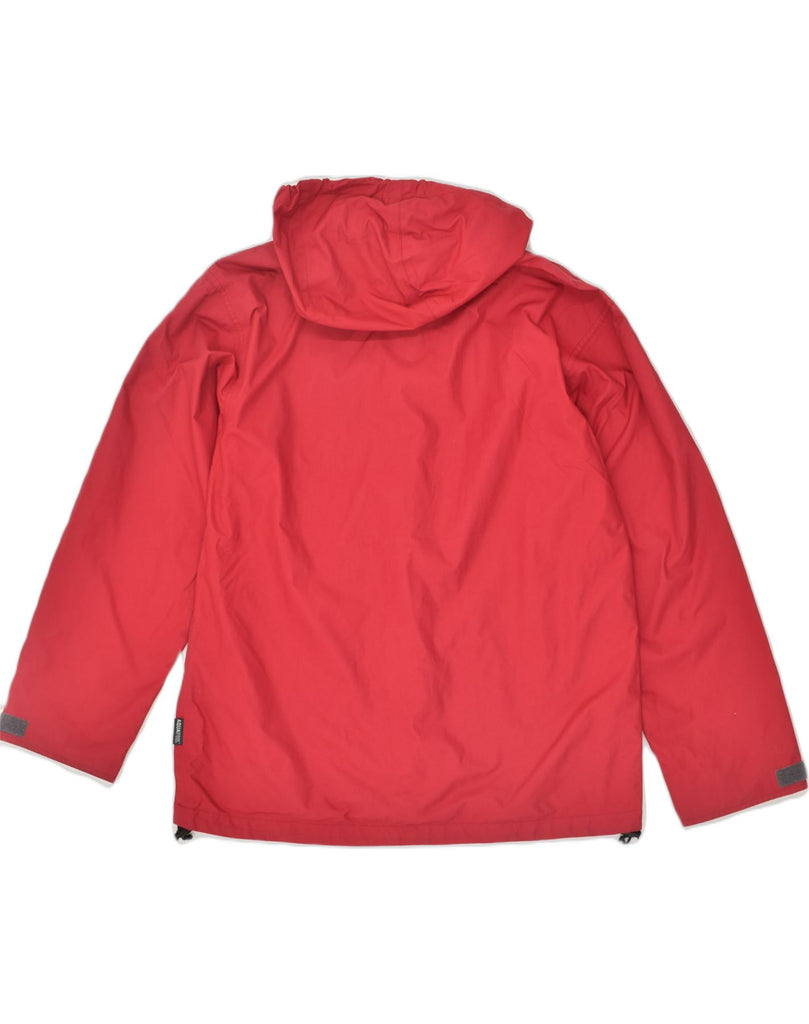 BERGHAUS Womens Hooded Windbreaker Jacket UK 14 Large Red Nylon | Vintage Berghaus | Thrift | Second-Hand Berghaus | Used Clothing | Messina Hembry 