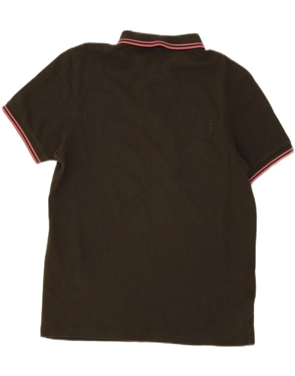 Fred Perry Mens Polo Shirt Large Khaki Cotton