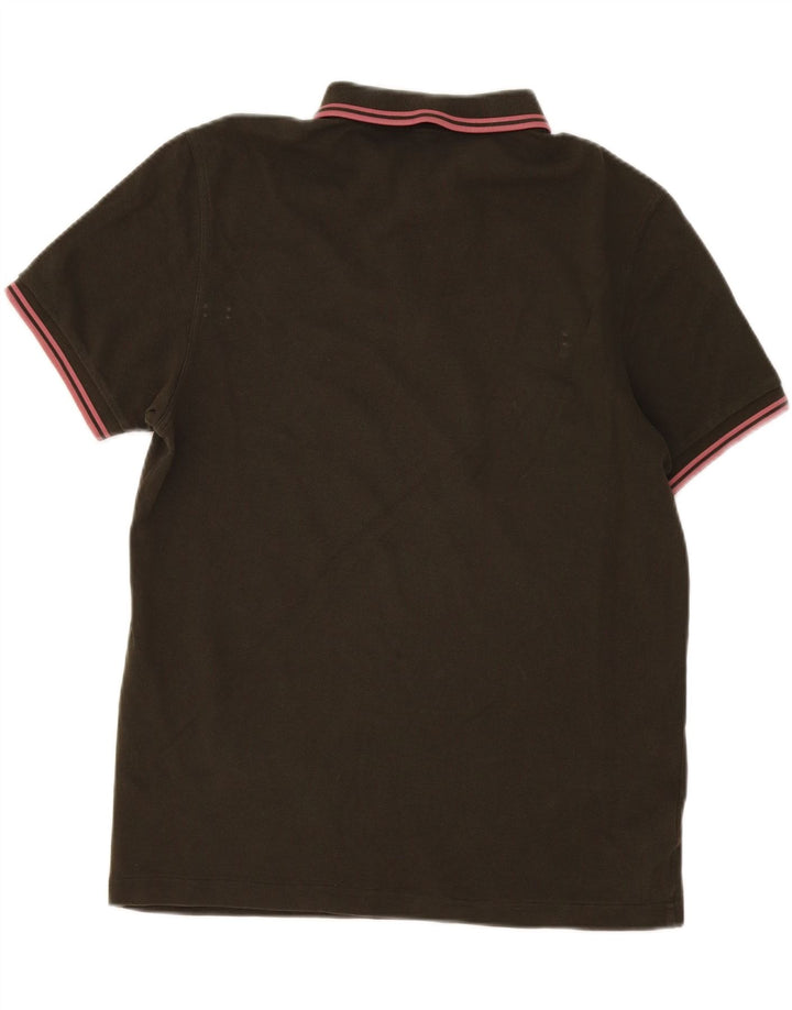 Fred Perry Mens Polo Shirt Large Khaki Cotton