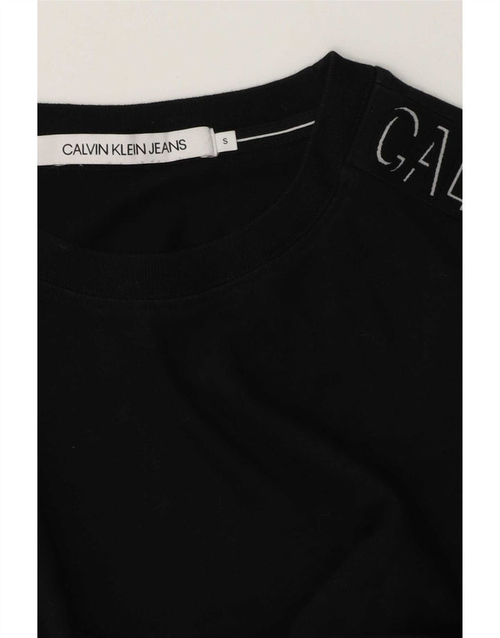 Calvin Klein Jeans Mens Graphic T-Shirt Top Small Black