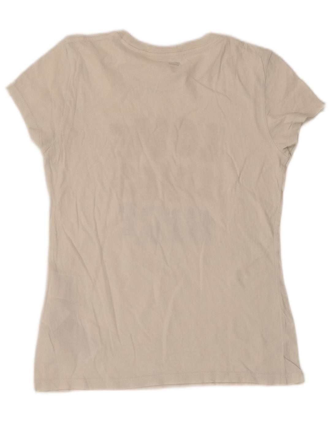 Levi's Womens Graphic T-Shirt Top UK 8 Small White Cotton