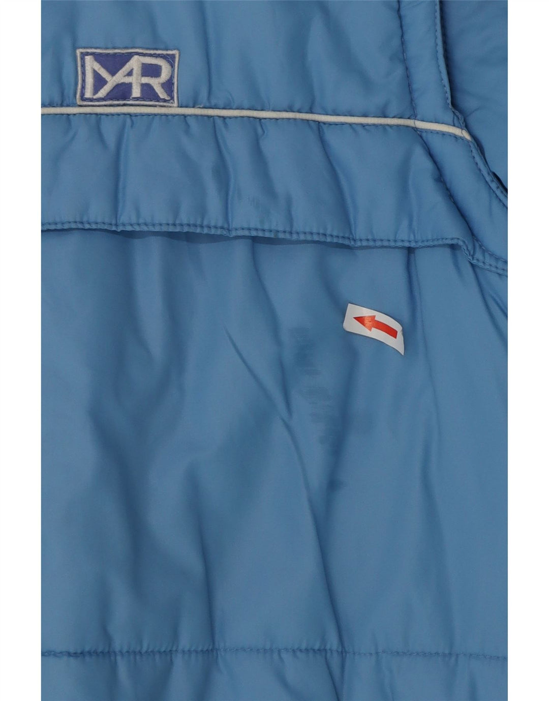 Vintage Mens Padded Jacket IT 48 Medium Blue Polyamide