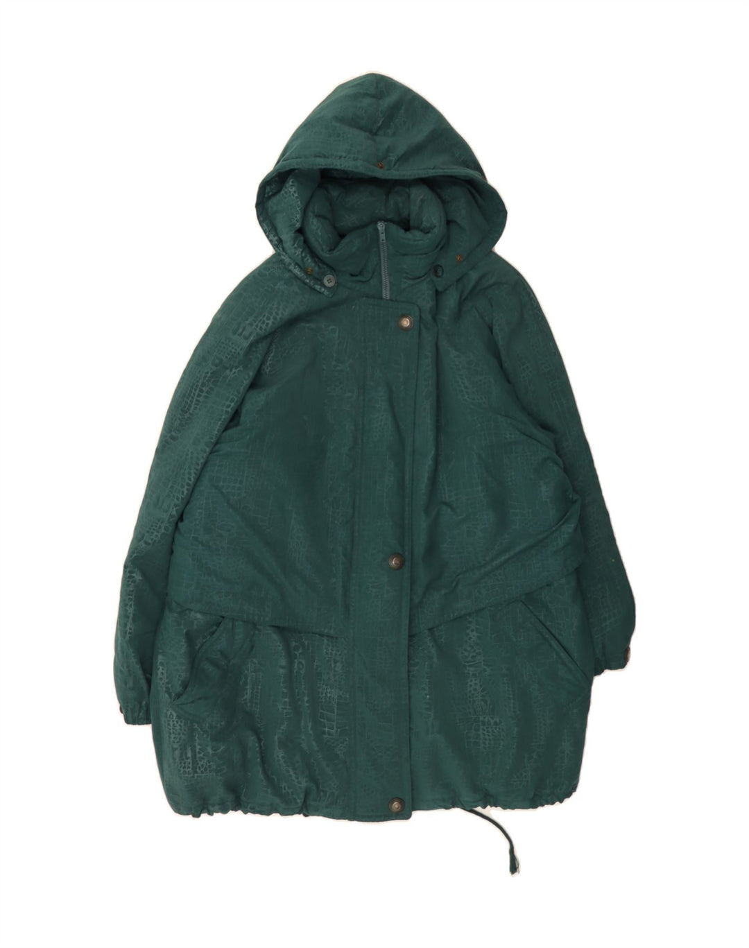 FUCHS & SCHMITT Womens Oversized Windbreaker Coat UK 14 Large Green Vintage FUCHS & SCHMITT and Second-Hand FUCHS & SCHMITT from Messina Hembry 