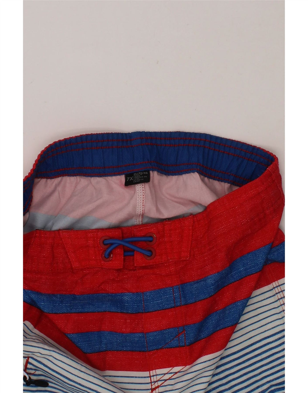 O'NEILL Boys Swimming Shorts 6-7 Years XL Multicoloured Striped Polyester Vintage O'Neill and Second-Hand O'Neill from Messina Hembry 