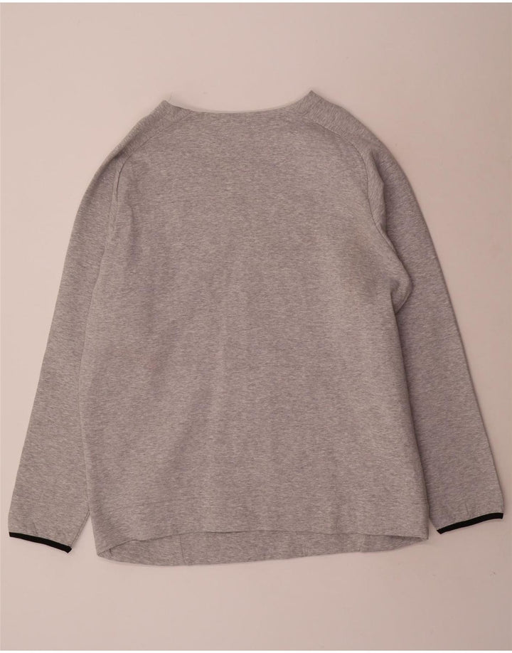 Puma Mens Top Long Sleeve 2XL Grey Cotton