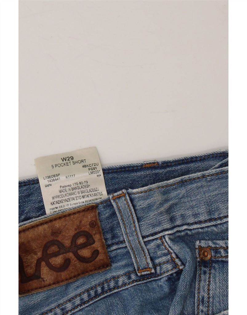 LEE Mens Denim Shorts W29 Small Blue Cotton Vintage Lee and Second-Hand Lee from Messina Hembry 