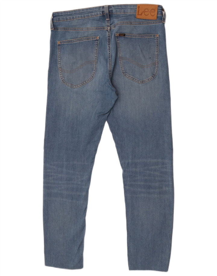 Lee Womens Malone Skinny Jeans  W33 L28 Blue Cotton