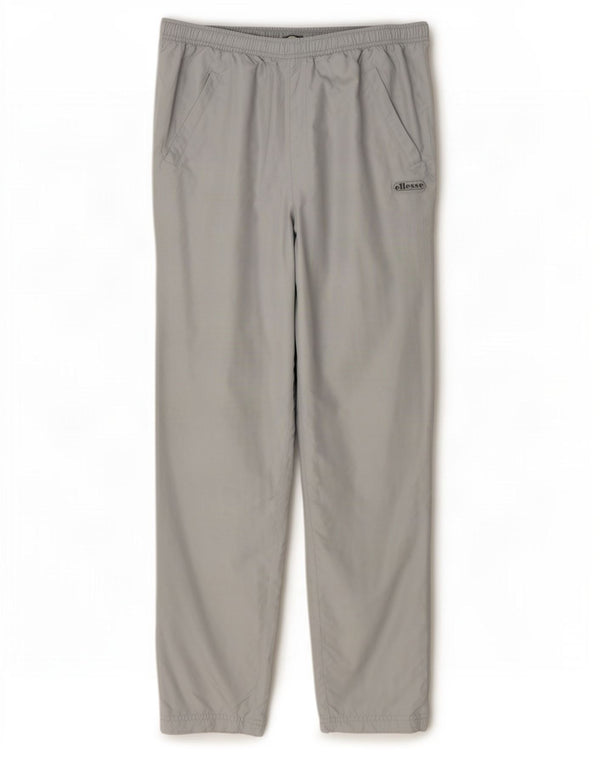 Ellesse Womens Tracksuit Trousers UK 12 Medium Grey Polyester