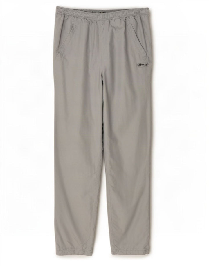 Ellesse Womens Tracksuit Trousers UK 12 Medium Grey Polyester