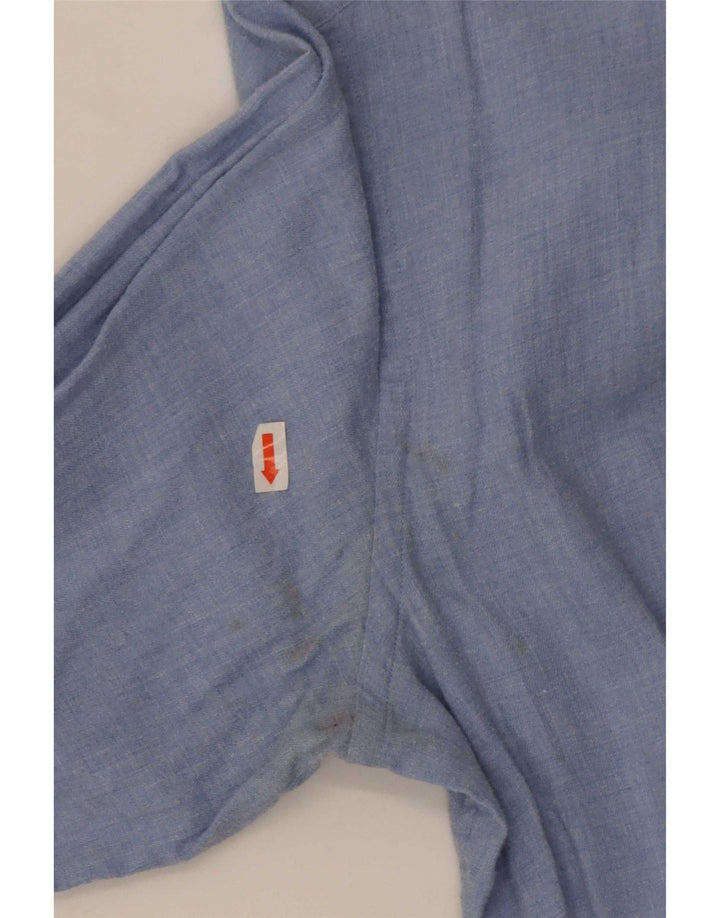 Massimo Dutti Mens Shirt Medium Blue