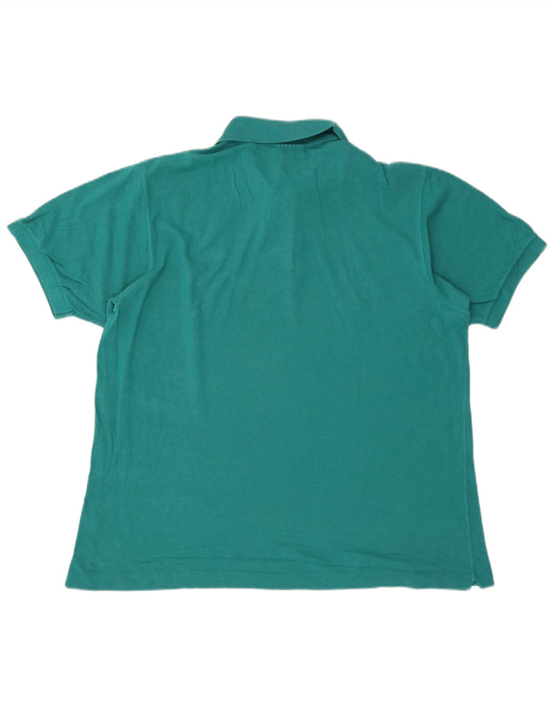 LACOSTE Mens Polo Shirt Size 6 XL Turquoise Cotton