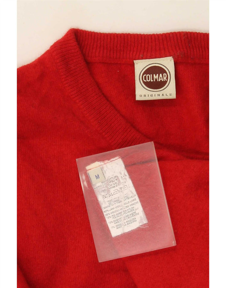 Colmar Mens Crew Neck Jumper Sweater Medium Red Wool