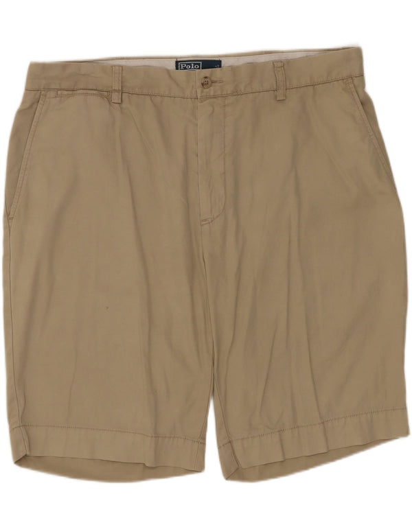 Polo Ralph Lauren Mens Chino Shorts W36 Large Beige Cotton