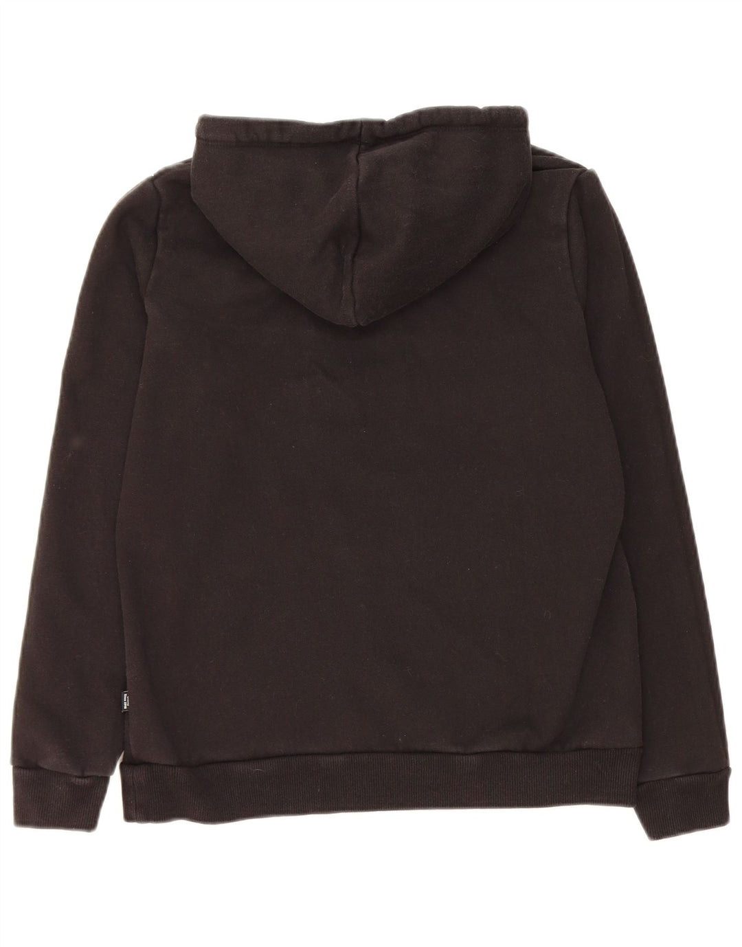 PUMA Womens Hoodie Jumper UK 14 Medium Black Cotton