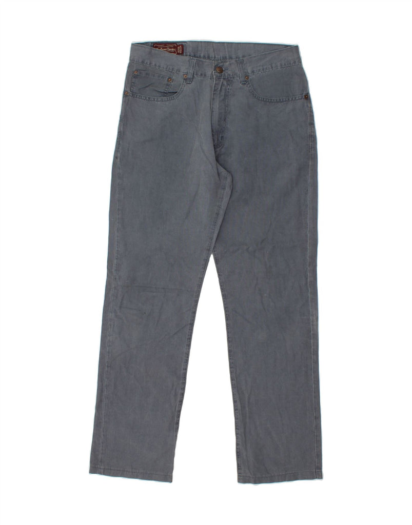 MARLBORO CLASSICS Mens Straight Casual Trousers W32 L30  Blue Cotton Vintage Marlboro Classics and Second-Hand Marlboro Classics from Messina Hembry 