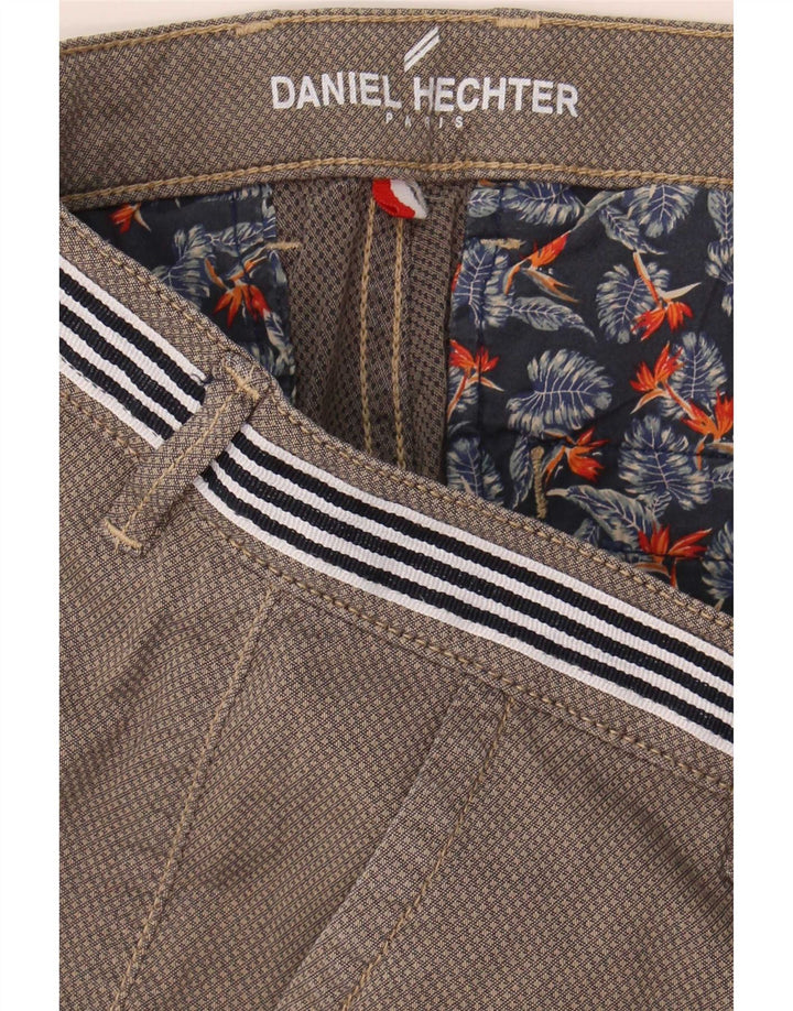 Daniel Hechter Mens Chino Shorts W35 Large Grey Cotton