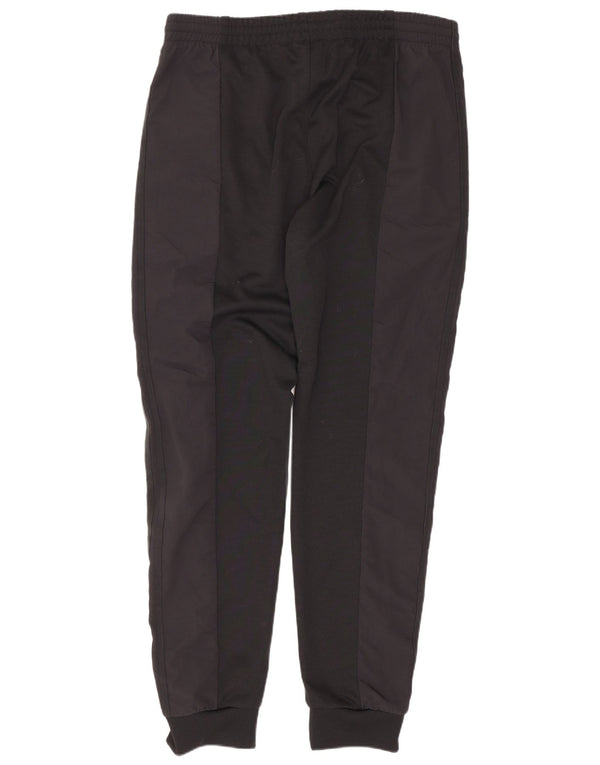 Adidas Mens Tracksuit Trousers Joggers Large Black Colourblock Polyester