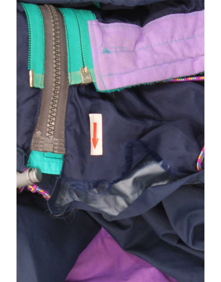 Great Escapes Mens Polartec Graphic Ski Jacket IT 52 XL Navy Blue
