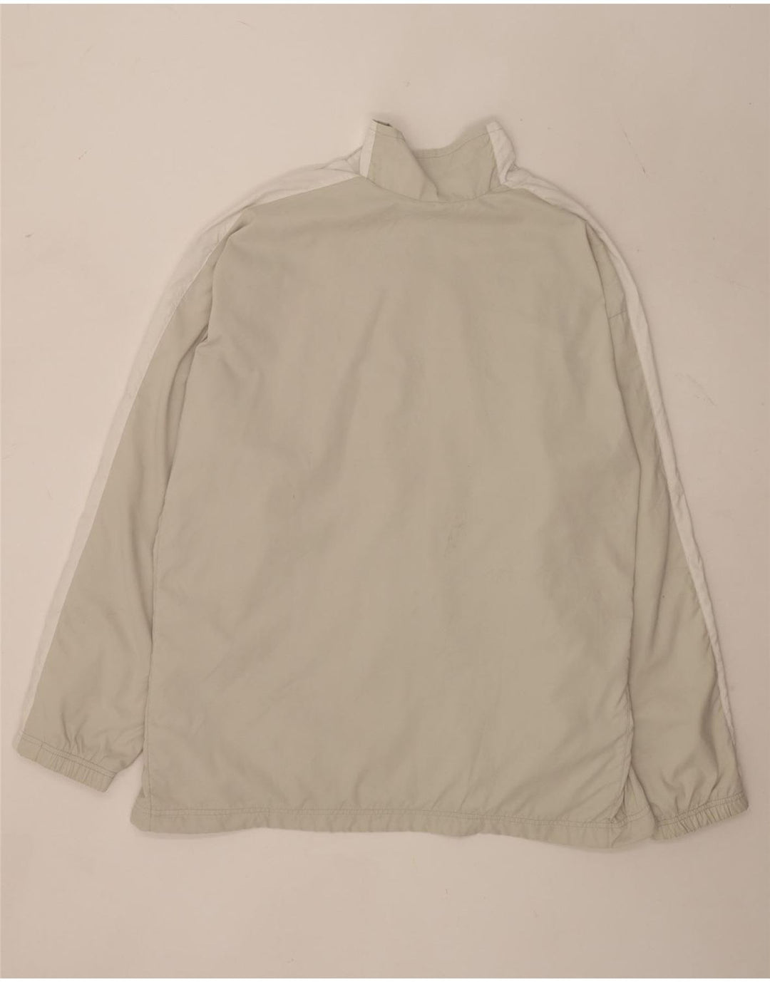 Nike Mens Tracksuit Top Jacket UK 47/48 2XL Beige Colourblock Polyester